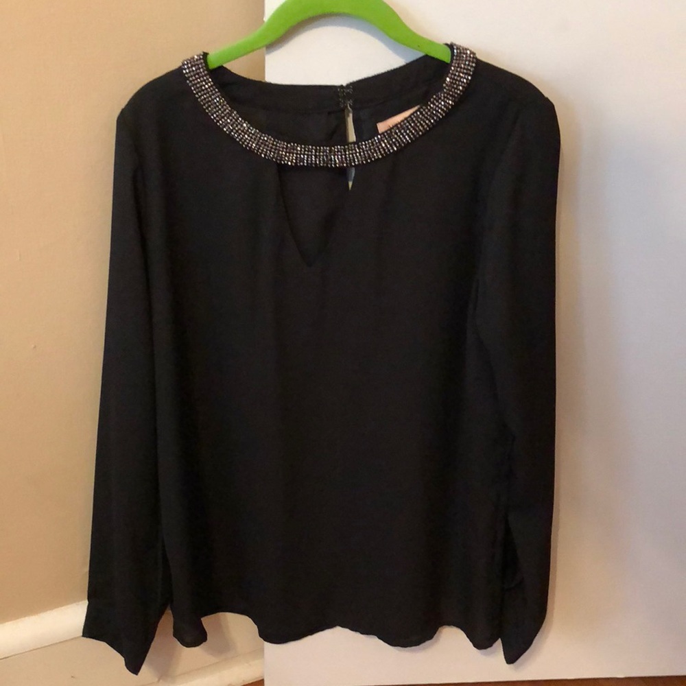 Black dress shirt